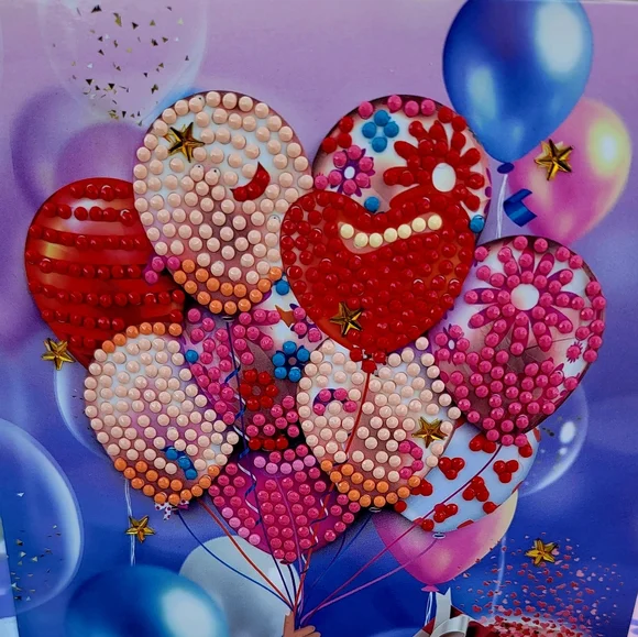 Happy Birthday Balloon Card - Picture 2 of 3